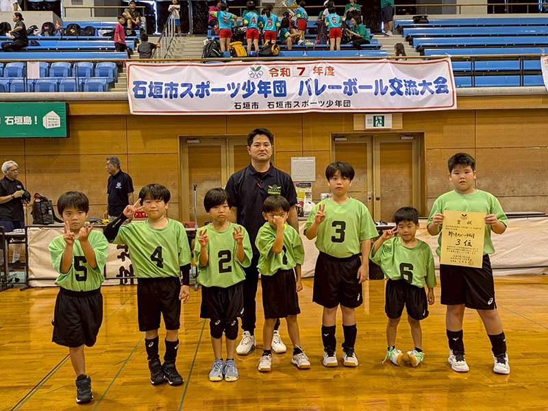 男子Bクラスの部３位：スポーツ少年団新川