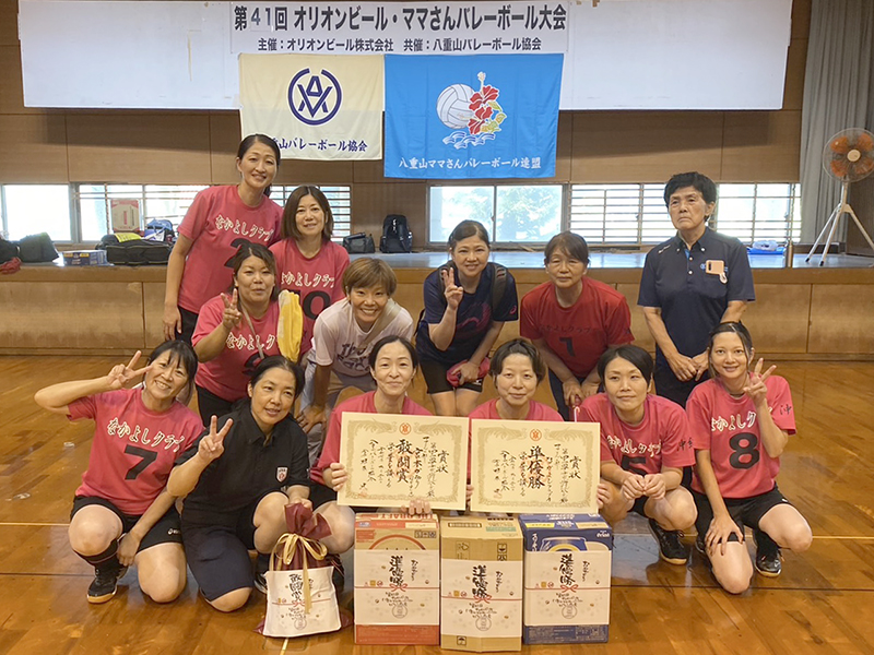 ママさんの部準優勝：なかよしクラブA