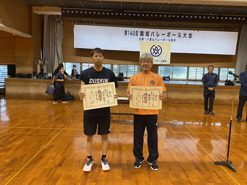 Aクラスの部個人賞