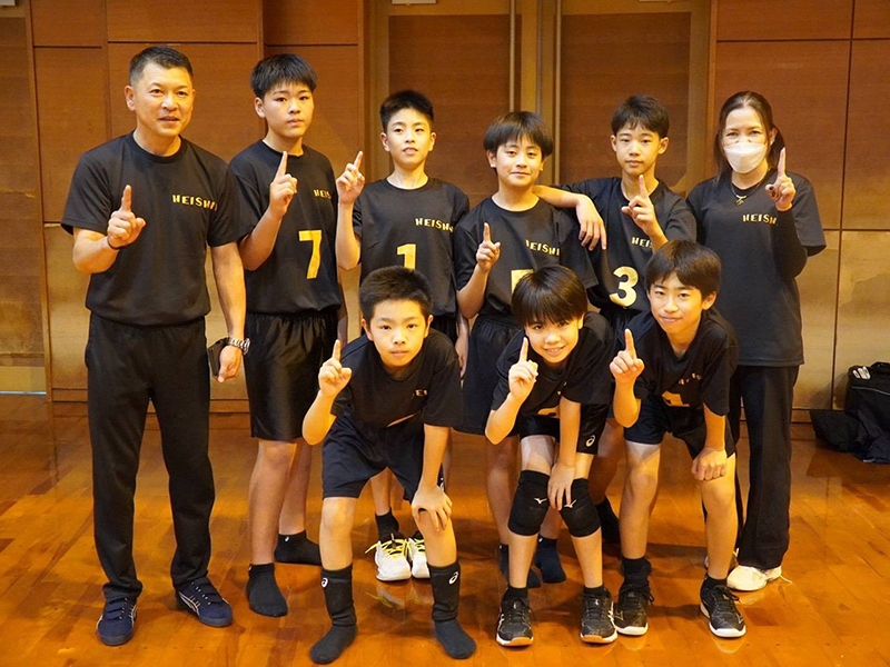 男子の部準優勝:平真あこうVBチーム 男子の部準優勝:平真あこうVBチーム