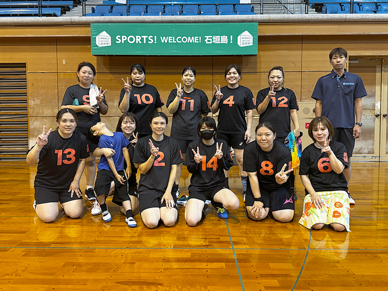 Bクラス女子の部優勝：石垣島ビアーズ