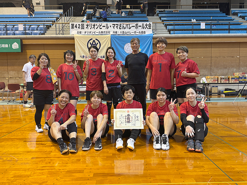 ママさんの部準優勝：なかよしクラブ